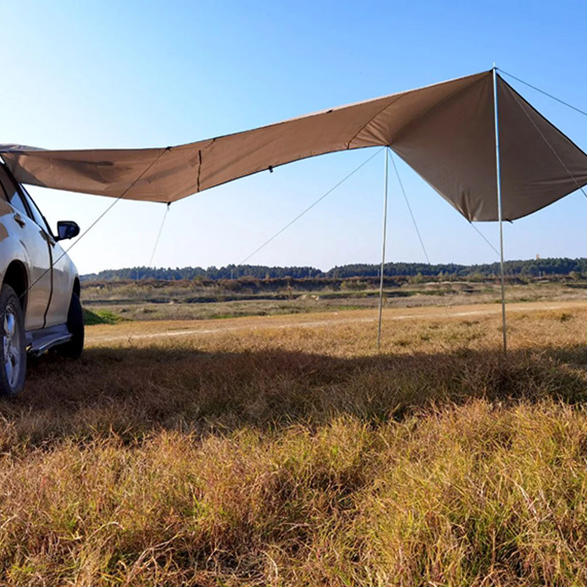 Portable Car Shelter Shade Camping Side Car Roof Top Tent Anti-UV Sunshade Water Review 2026: 292 Verified Reviews