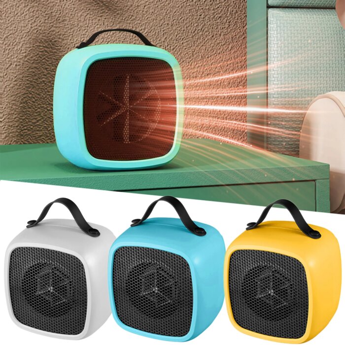 Portable Mini Heaters Household Desktop Mutes Fast Heating Warmer Fan 500W PTC-C Review 2026: 155 Verified Reviews